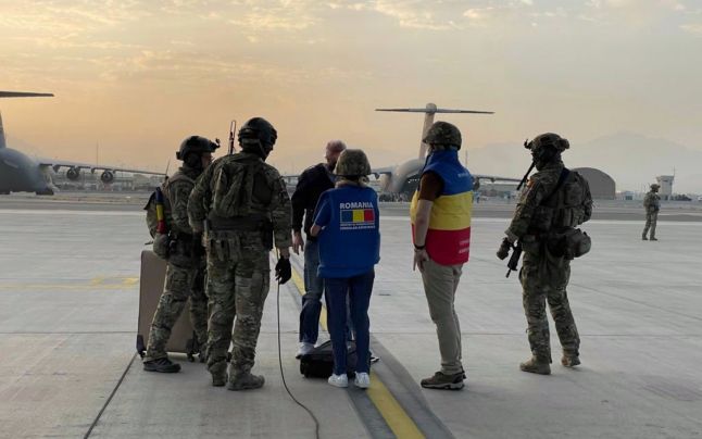 Aeronava pentru evacuarea românilor